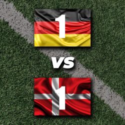 Németország – Dánia: 1-1